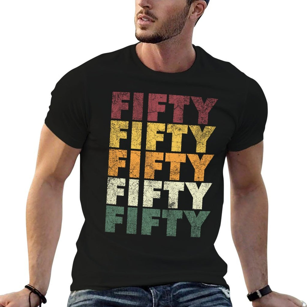 Fifty Retro 1971 50th Birthday Gift Classic 50 Years Old  Graphic-printed T-Shirt