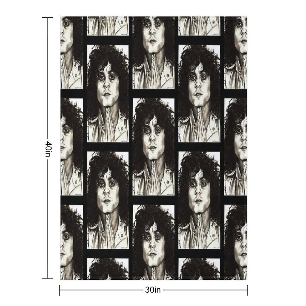 Marc Bolan Comfort Throw Blanket