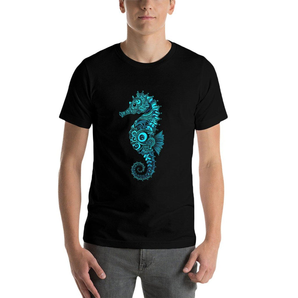 Mandala Seahorse  Wrinkle-resistant T-Shirt