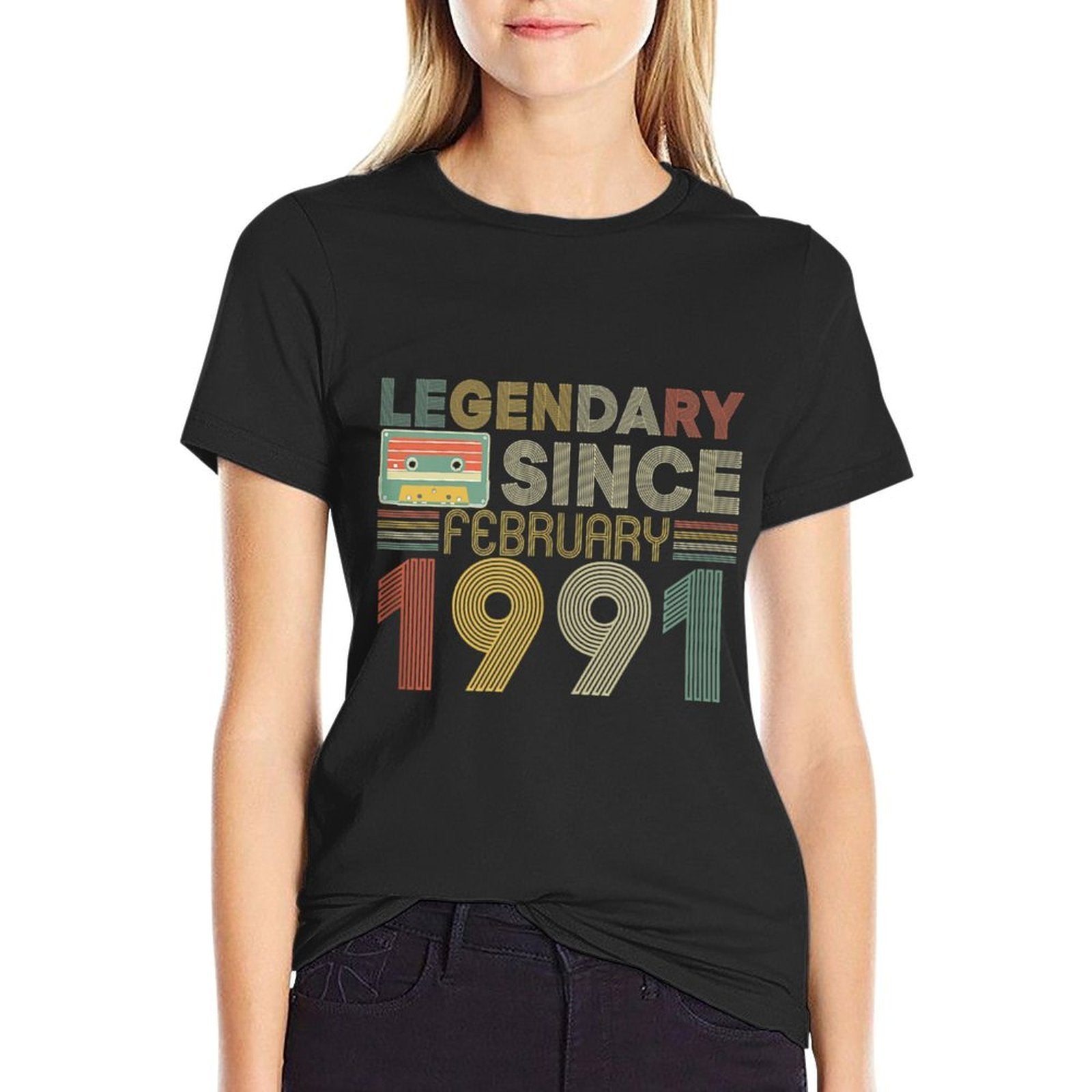 Legendary Since Tape Bday February 1991 1991 30th Birthday  Versatile T-Shirt