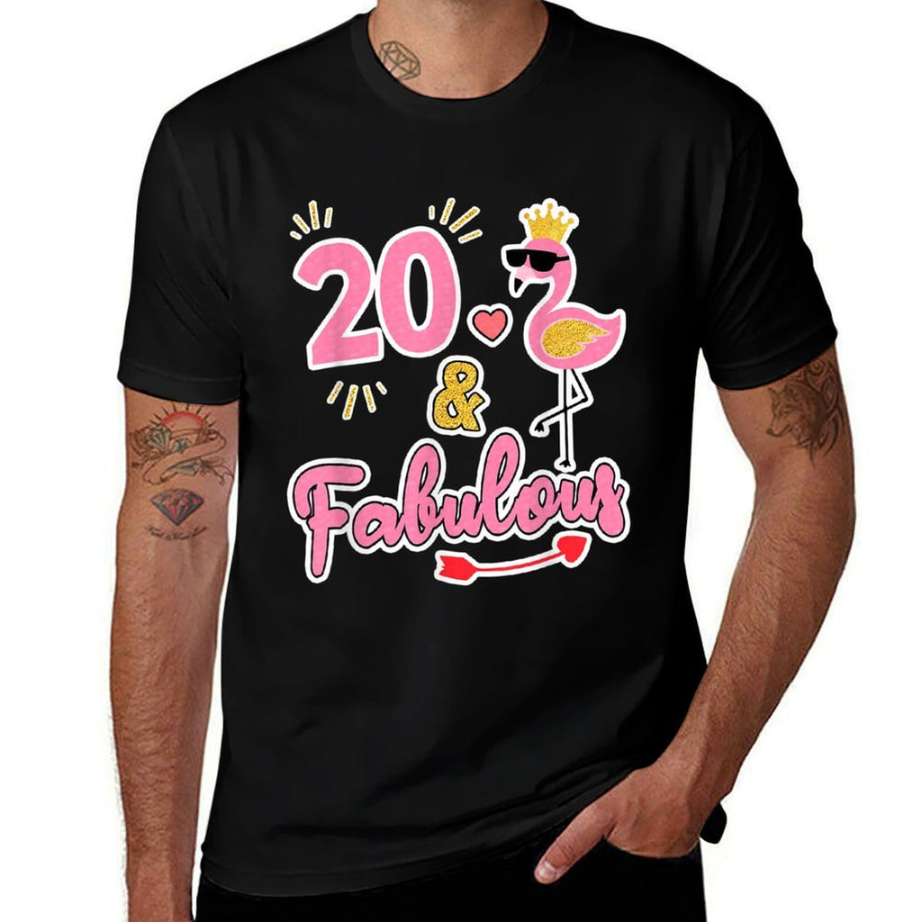 20 And Fabulous - 20 Years Old Gift - 20th Birthday  Affordable Price T-Shirt