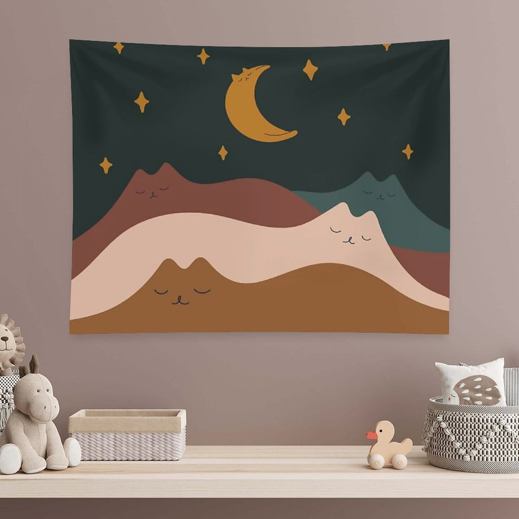 Cat Landscape 133 Tapestry