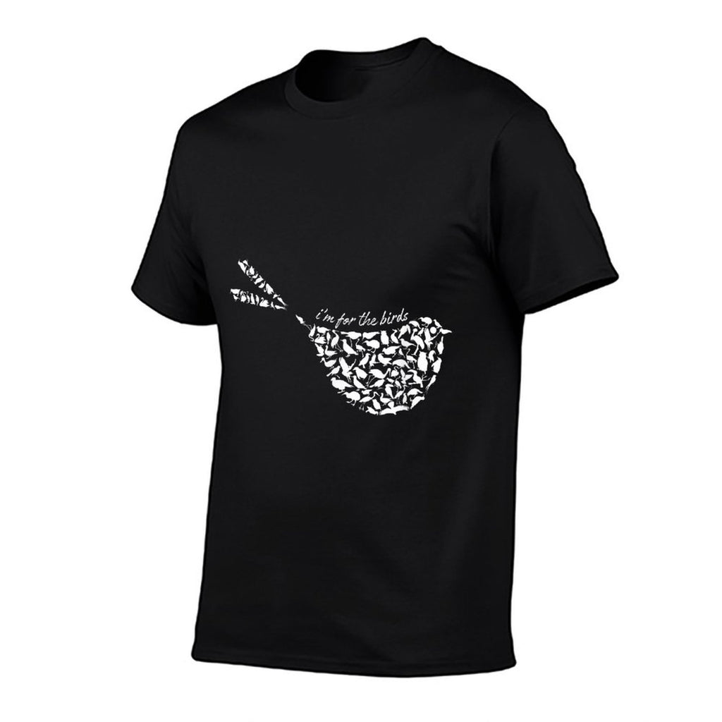 Im For The Birds Minimalist Funny  Lightweight T-Shirt