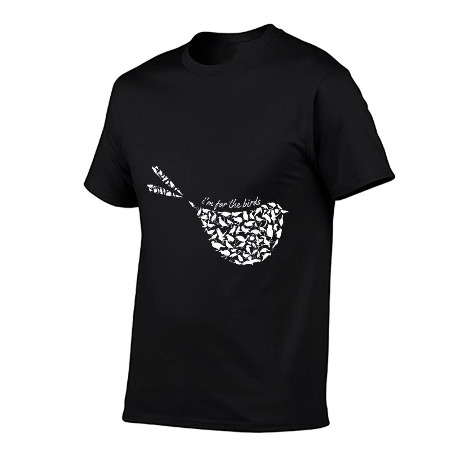 Im For The Birds Minimalist Funny  Lightweight T-Shirt