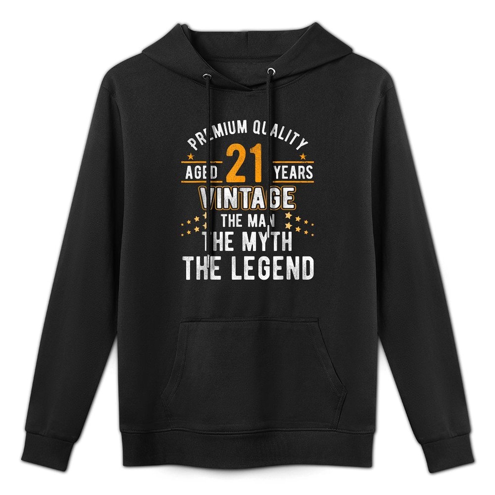 21 Years Old The Man Myth Legend Vintage 21st Birthday Customizable Surface Hoodie