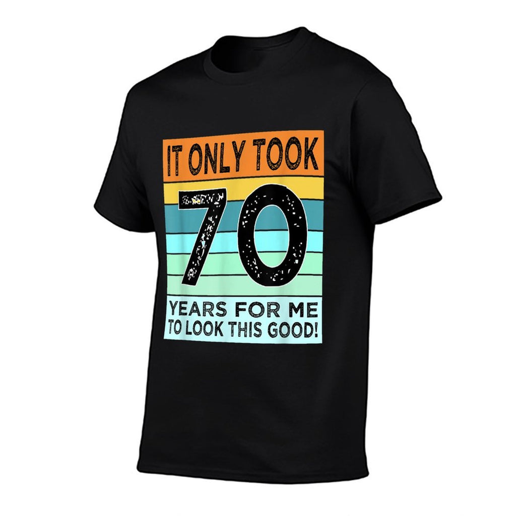 70th Birthday Tshirts For Men Women Turning 70 Years Old  Polyester Blend T-Shirt