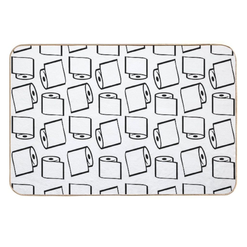 Toilet Paper  Stain-Proof Bath Mat