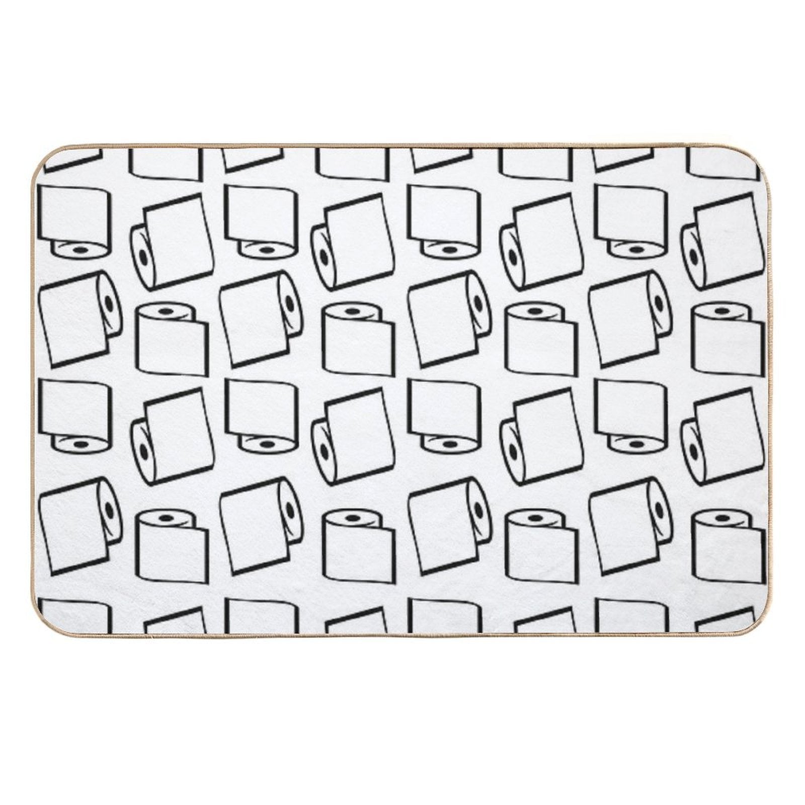 Toilet Paper  Stain-Proof Bath Mat