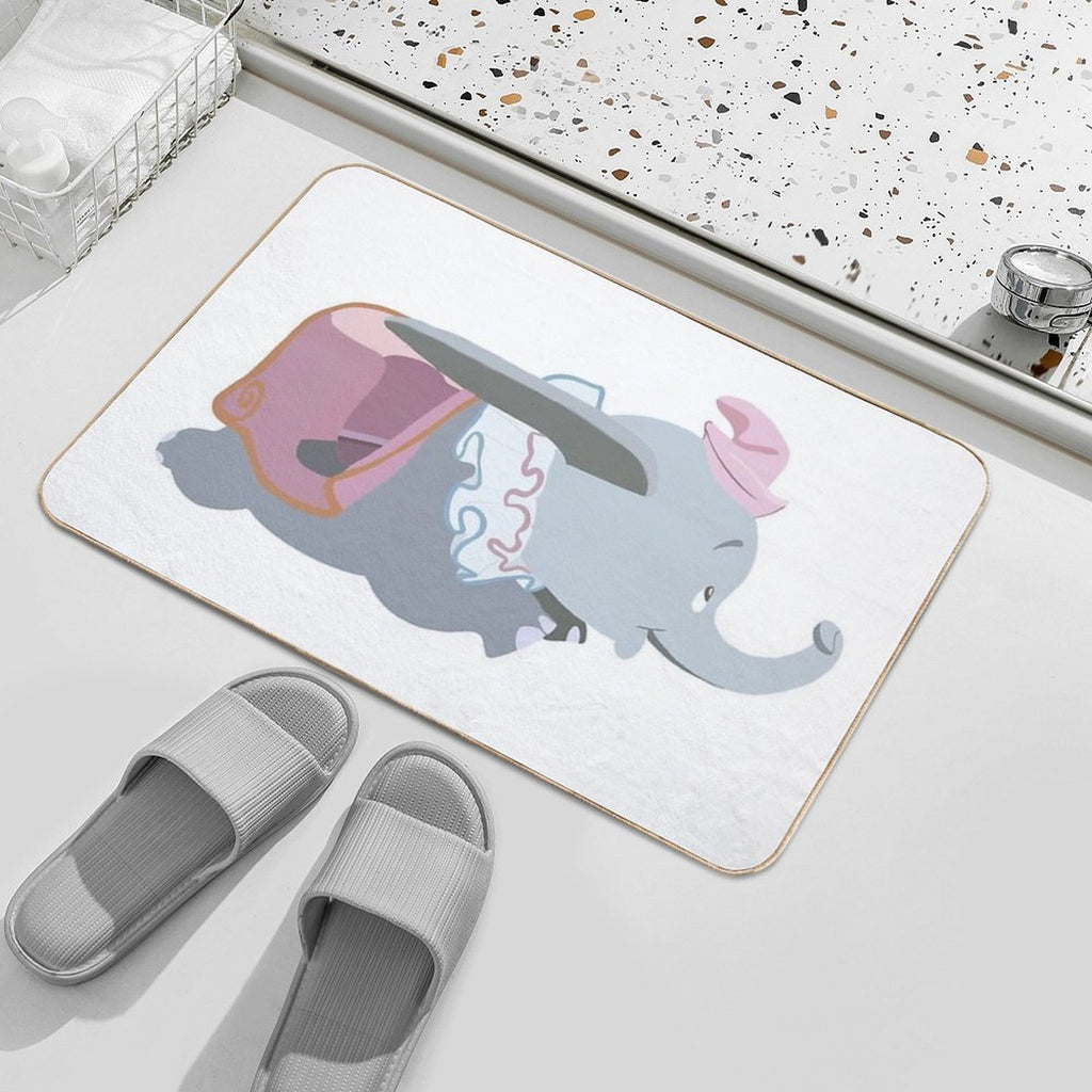 He Can Fly!  Eco-Friendly Bath Mat