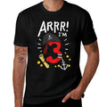 Kids 3rd Birthday Pirate Three Theme Party  Breathable T-Shirt