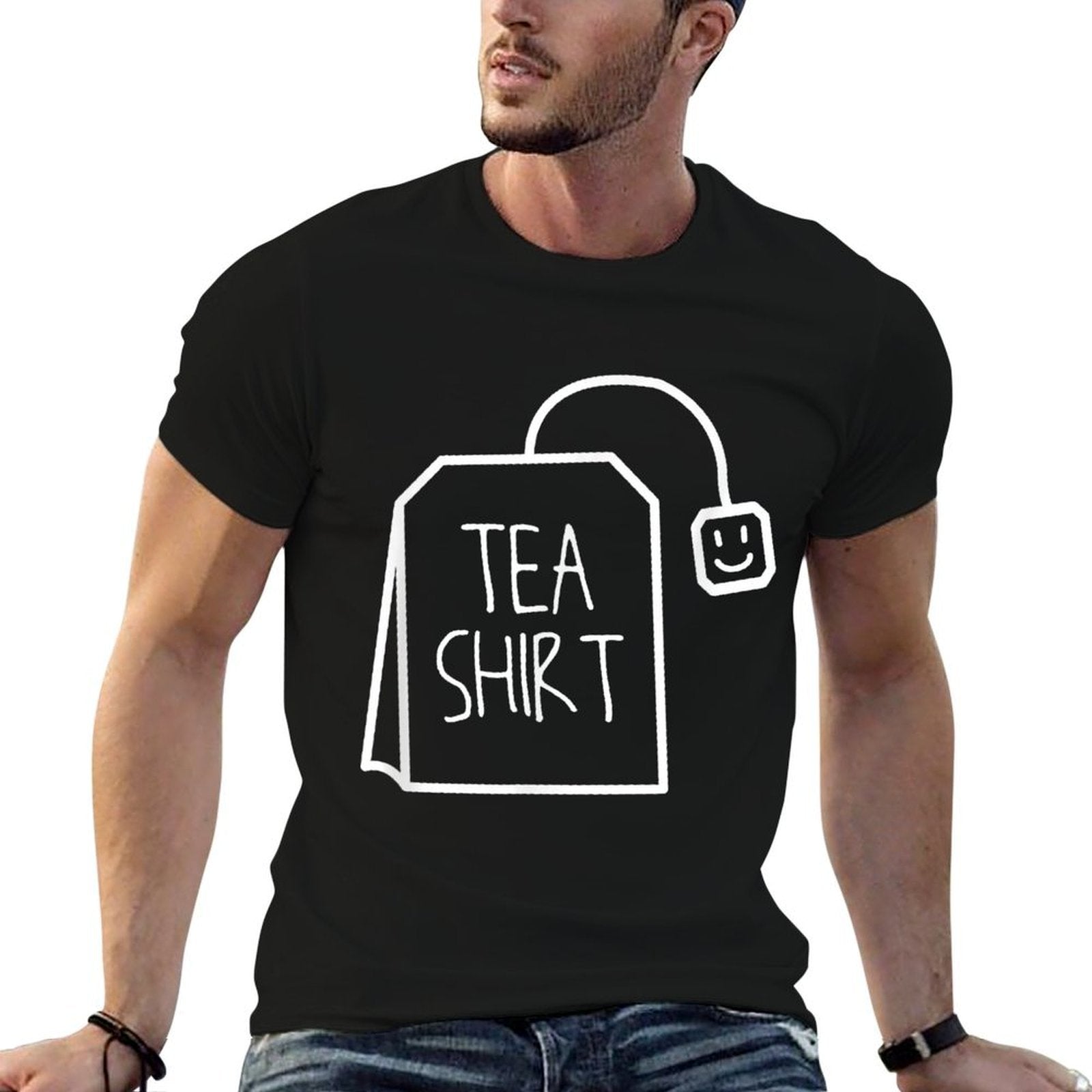 Tea Tea Bag Funny Cute  Easy-care T-Shirt