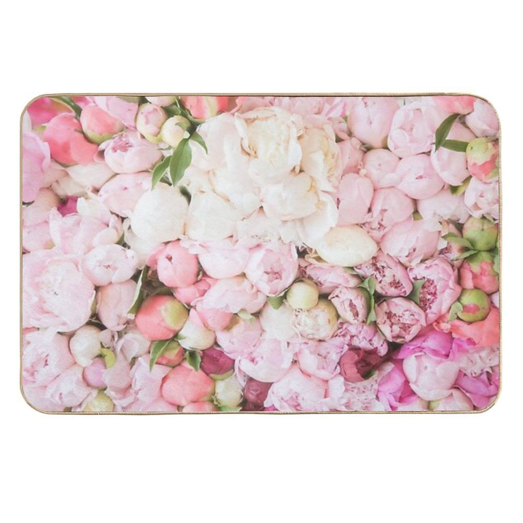 Peony Festival  Easy Maintenance Bath Mat
