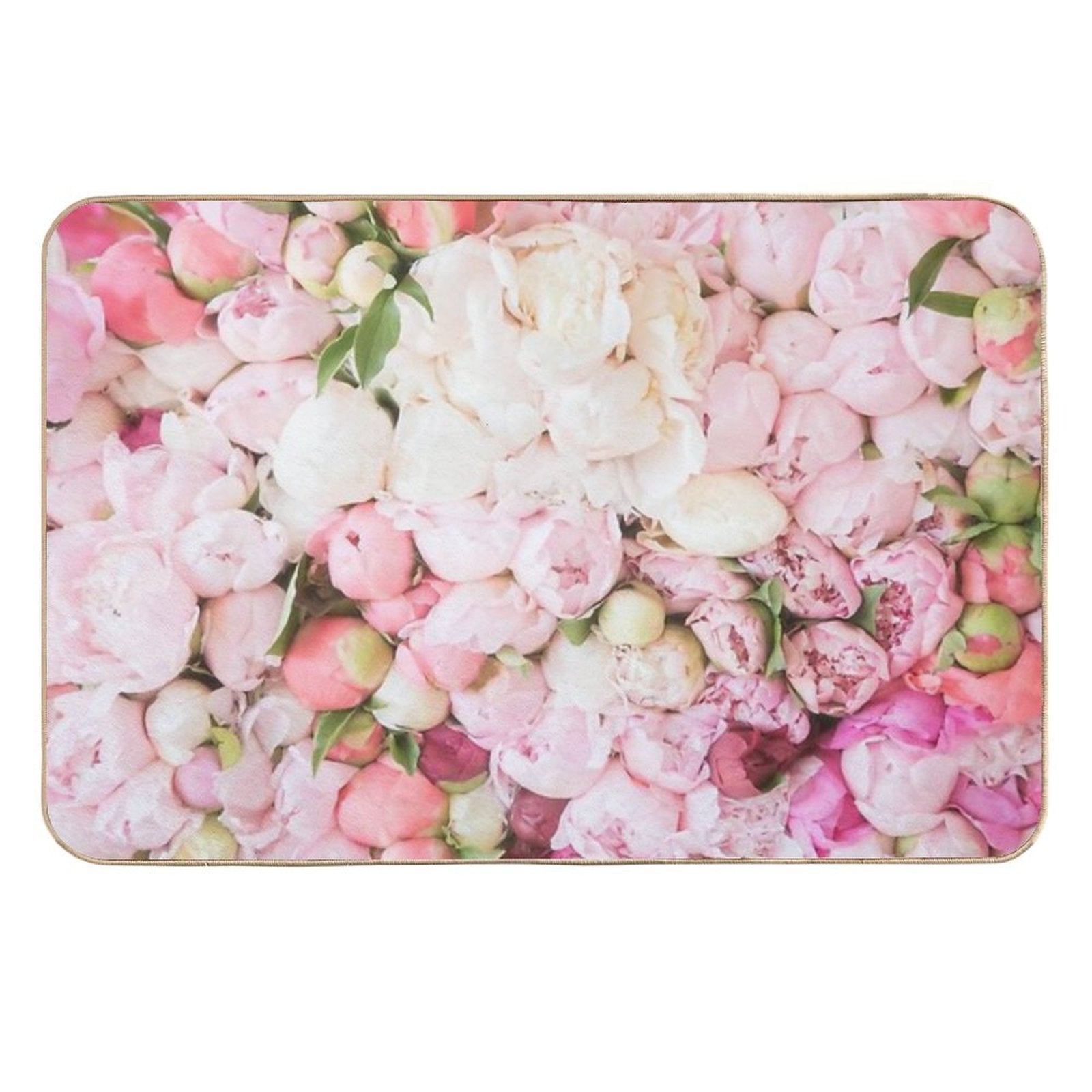 Peony Festival  Easy Maintenance Bath Mat