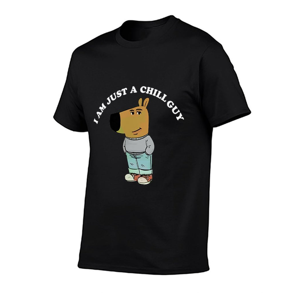 Funny Meme Just-A-Chill-Guy My New Character Boys Mens Joke  Trendy Pattern T-Shirt