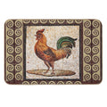 ANTIQUE ROMAN MOSAICS , ROOSTER  Easy Maintenance Bath Mat