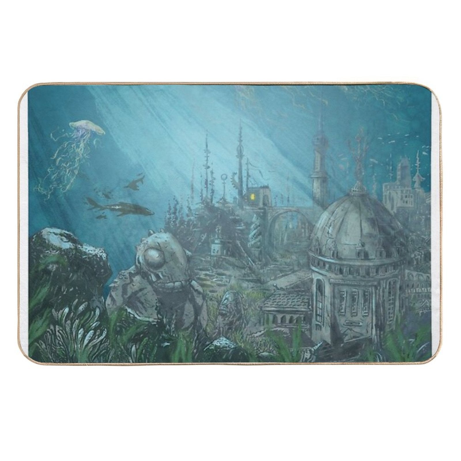 Undersea City - Innsmouth  Versatile Bath Mat