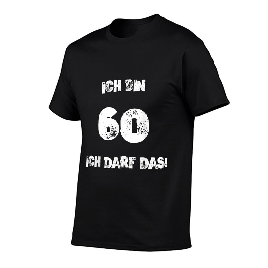Ich Bin 60 Ich Darf Das! 60th Birthday  Vintage-inspired T-Shirt