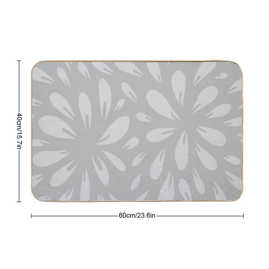 Petals  Easy Maintenance Bath Mat