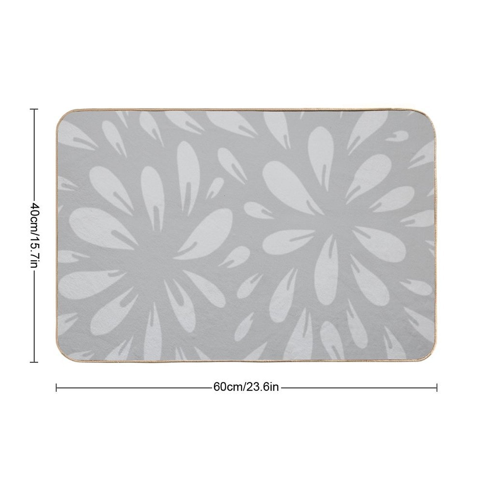 Petals  Easy Maintenance Bath Mat