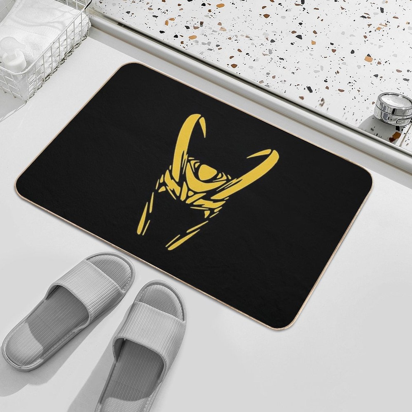 Loki’s Helmet  Versatile Bath Mat