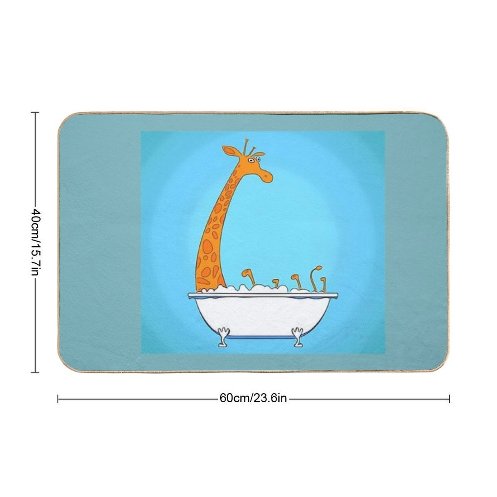 Giraffe  Eco-Friendly Bath Mat