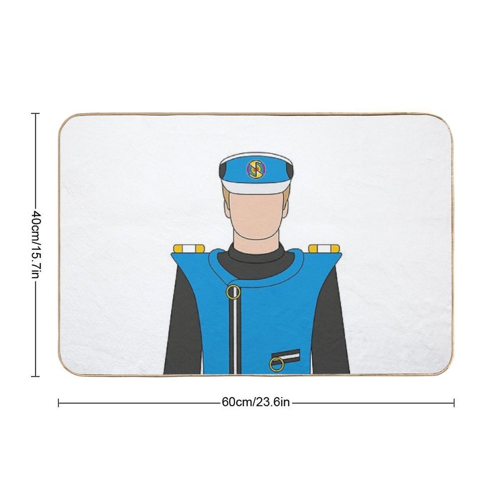 Captain Blue Icon  Anti-Trip Bath Mat