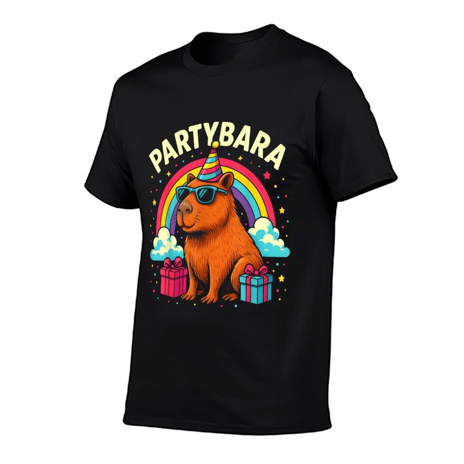 Birthday Capybara for Kids Fun Partybara Capybara Party  Summer-ready Fabric T-Shirt