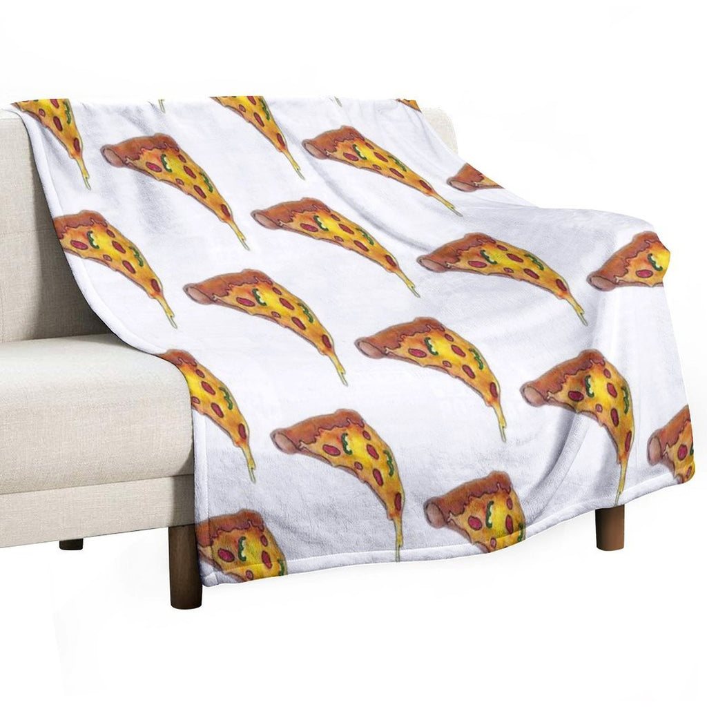 Pizza Slice Lightweight Throw Blanket