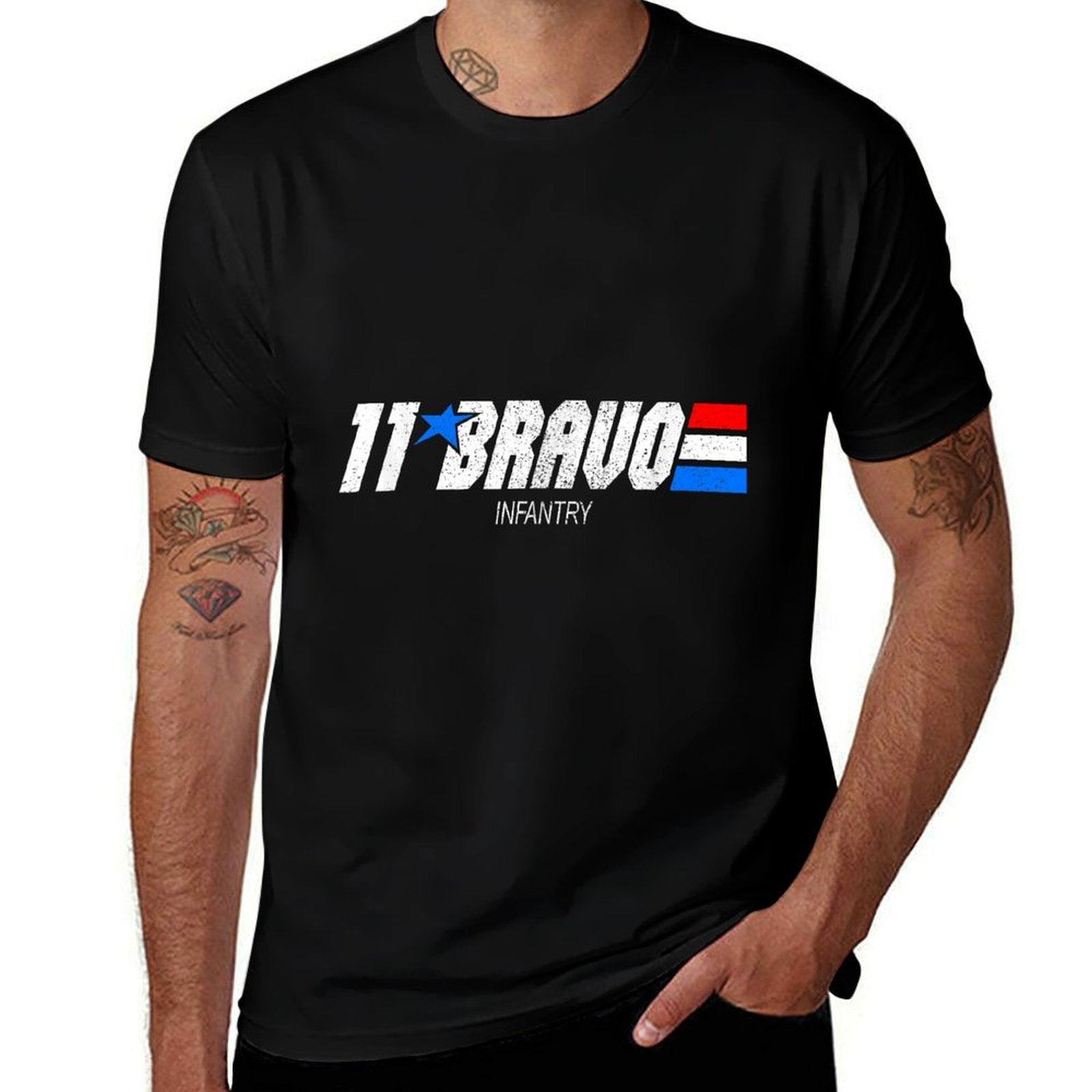 11-Bravo Infantry Vintage MOS  Versatile T-Shirt