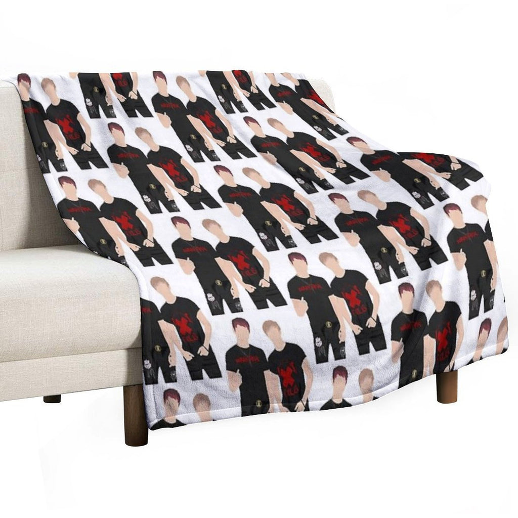 Sam And Colby Compact Throw Blanket