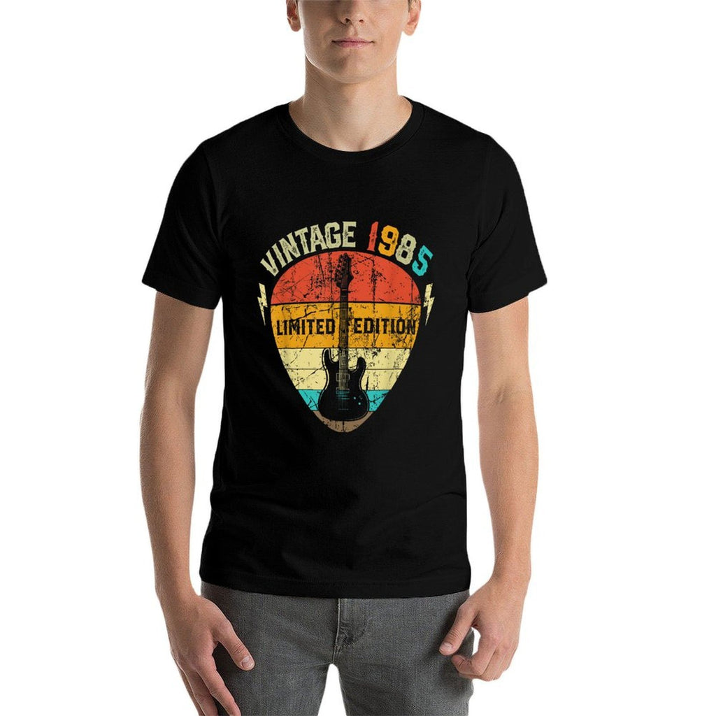 40 Years Old Gift Vintage 1985 Guitar Player 40th Birthday  Odor-resistant T-Shirt