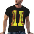 11th Birthday Party Eleven 11 Year Old Softball Bday Girl  Durable T-Shirt