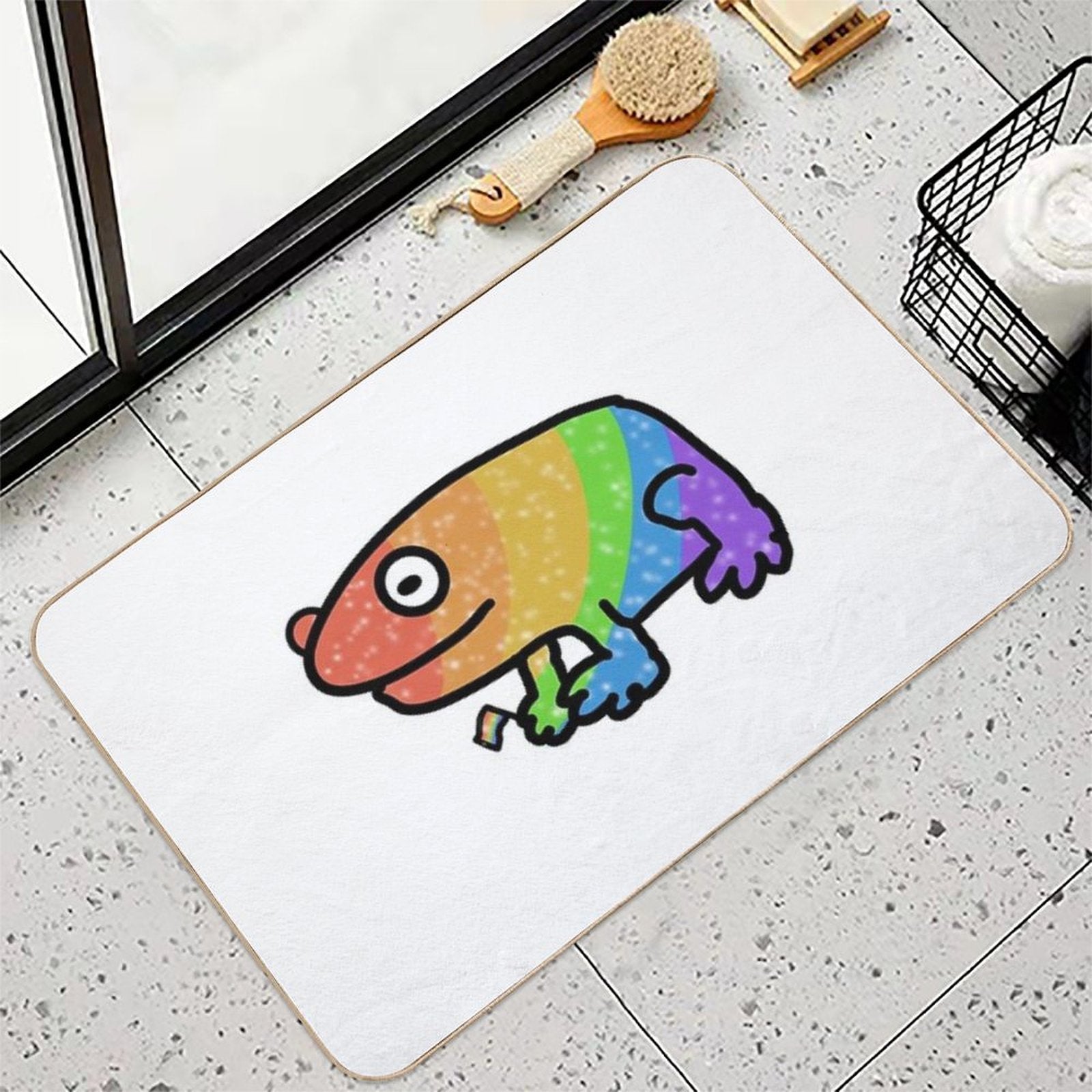 Gay Frog  Rapid-Drying Bath Mat