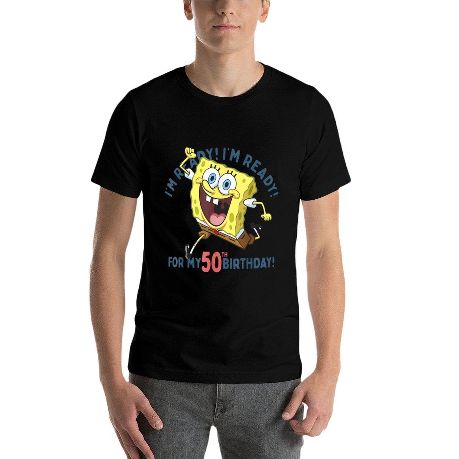 Nickelodeon SpongeBob SquarePants Ready For My 50th Birthday  Soft T-Shirt