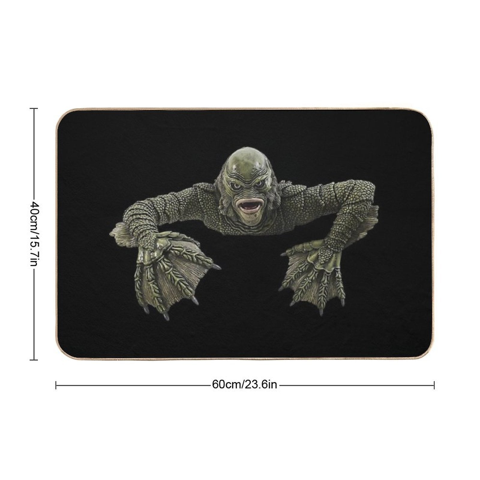 Gill Man  Slip-Resistant Bath Mat