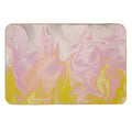 Pastel Fire  Fade-Resistant Bath Mat