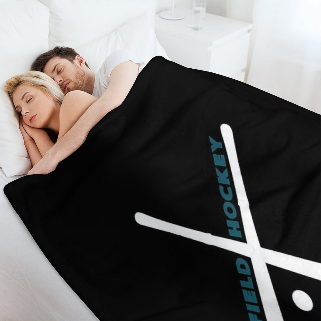 Field Hockey Gift-ready Throw Blanket