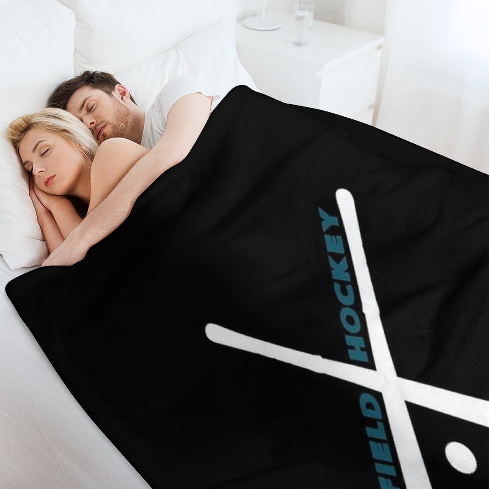 Field Hockey Gift-ready Throw Blanket