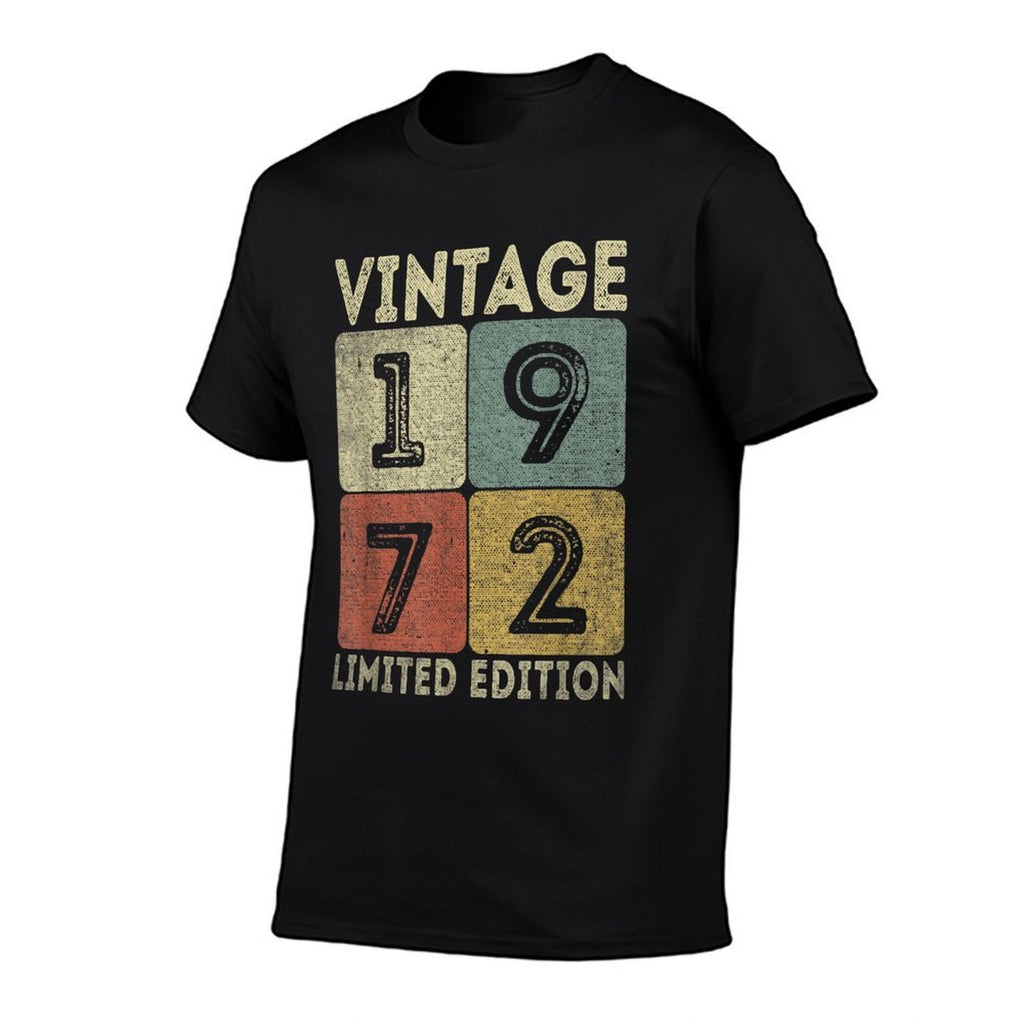 Vintage 1972 Limited Edition Outfit Retro 50th Birthday Gift  Polyester Blend T-Shirt