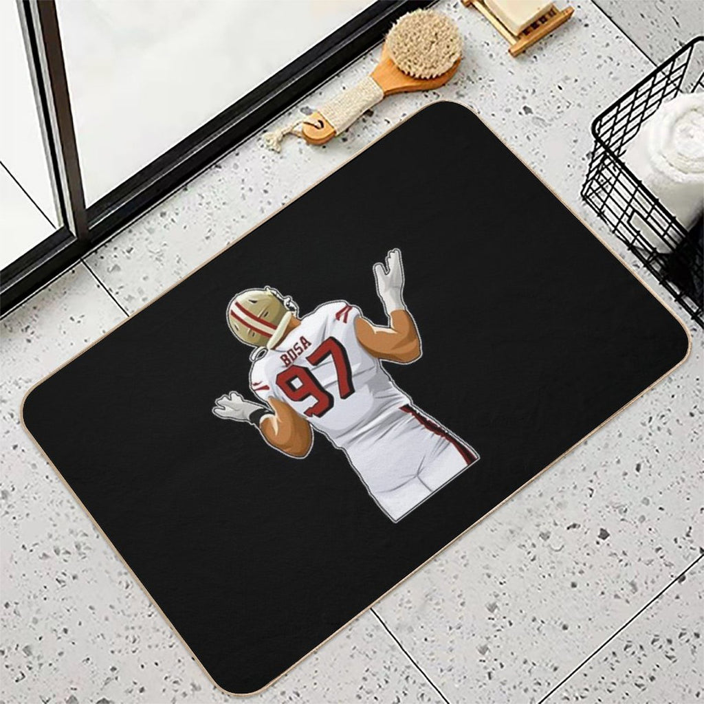 Nick Bosa After Sacking Sticker  Odorless Bath Mat