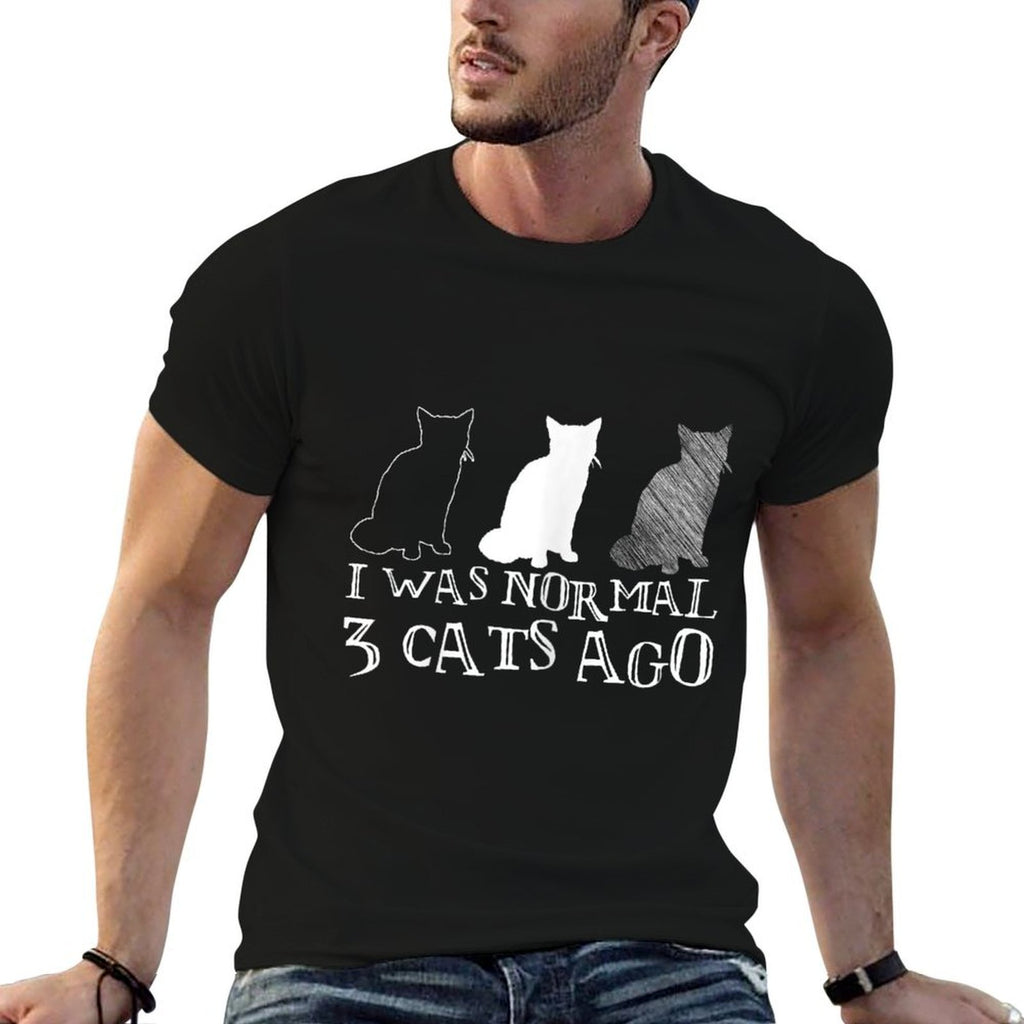 Funny Kitten Lover Gift 3 Rescue Stray Cats Ago Women Girl  Slim-fit Cut T-Shirt