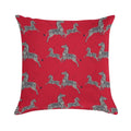 Scalamandré Zebra (red)  The Royal Tenenbaums Soft Ultra-Soft Texture Throw Pillow