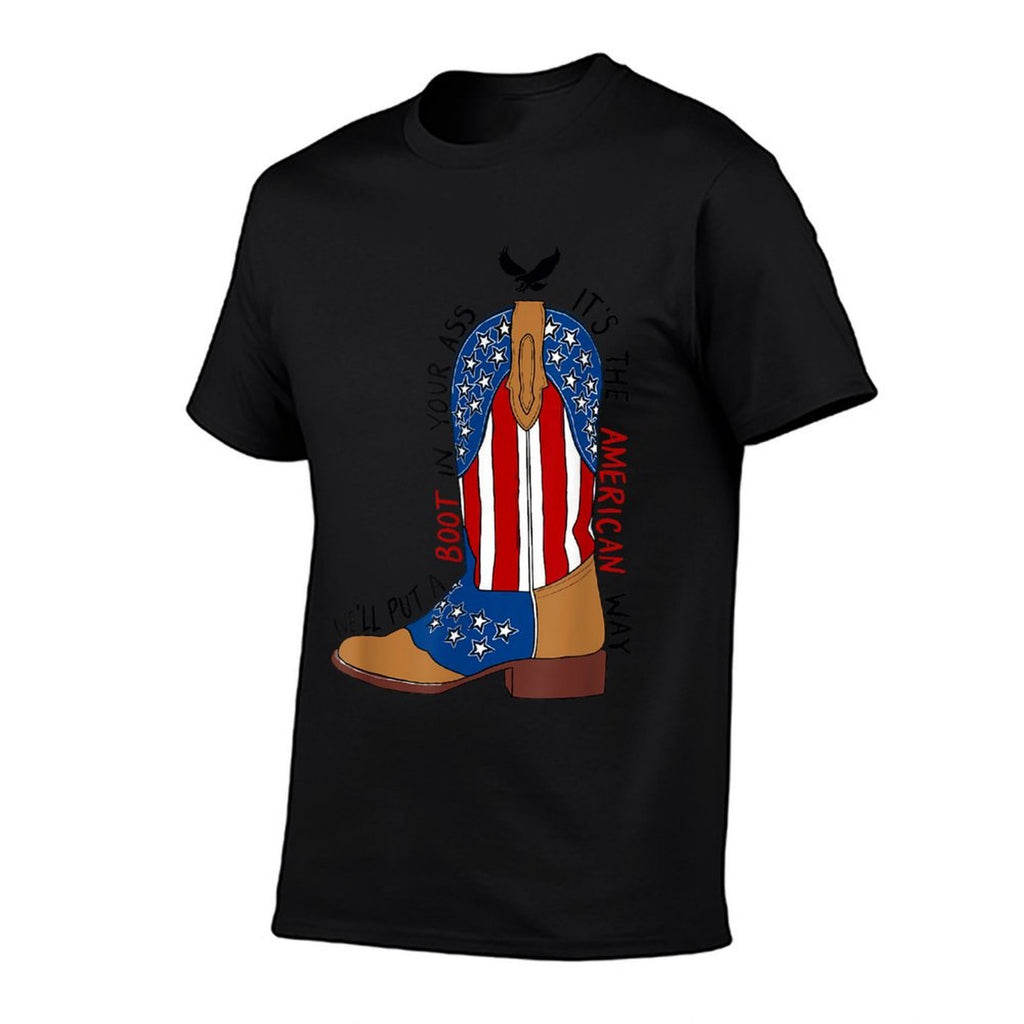 Well Put A Boot In Your Ass Western Cowgirl 4th Of July  Relaxed-fit T-Shirt