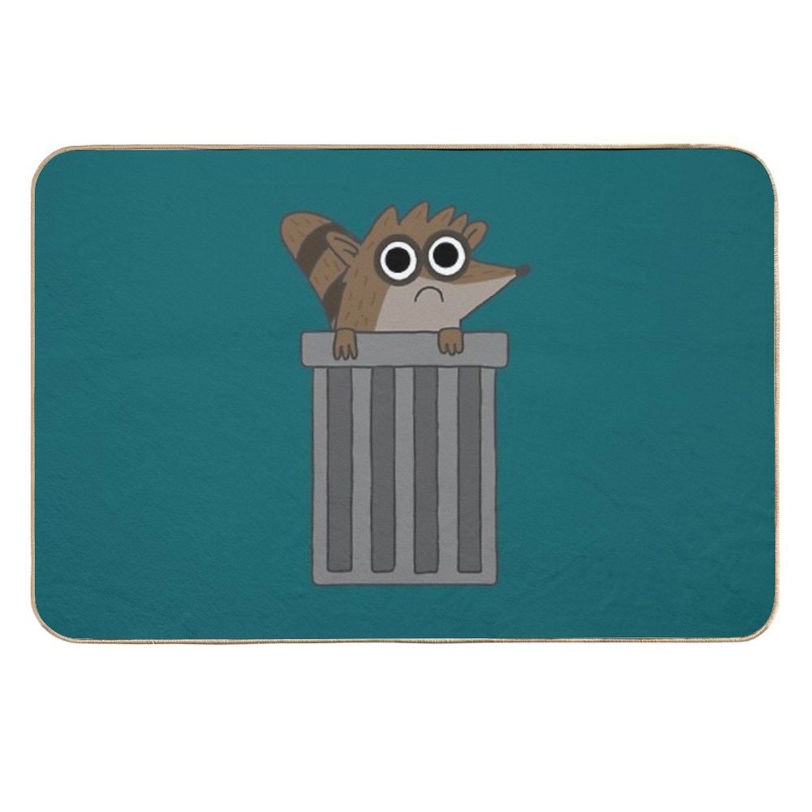 Rigby from Regular Show  Absorbent Bath Mat