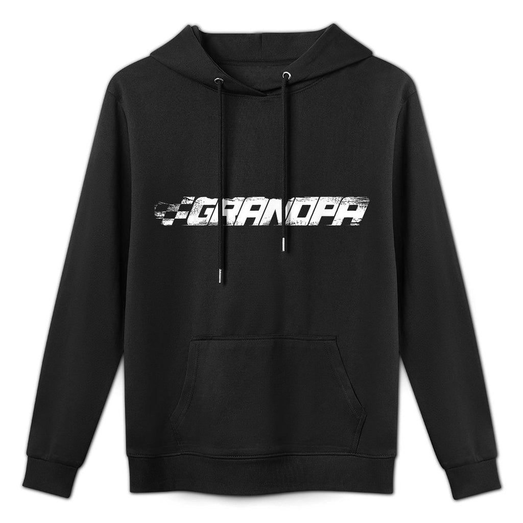 Birthday Party Racing Family Pit Crew Race Car Grandpa Shape Retention Hoodie