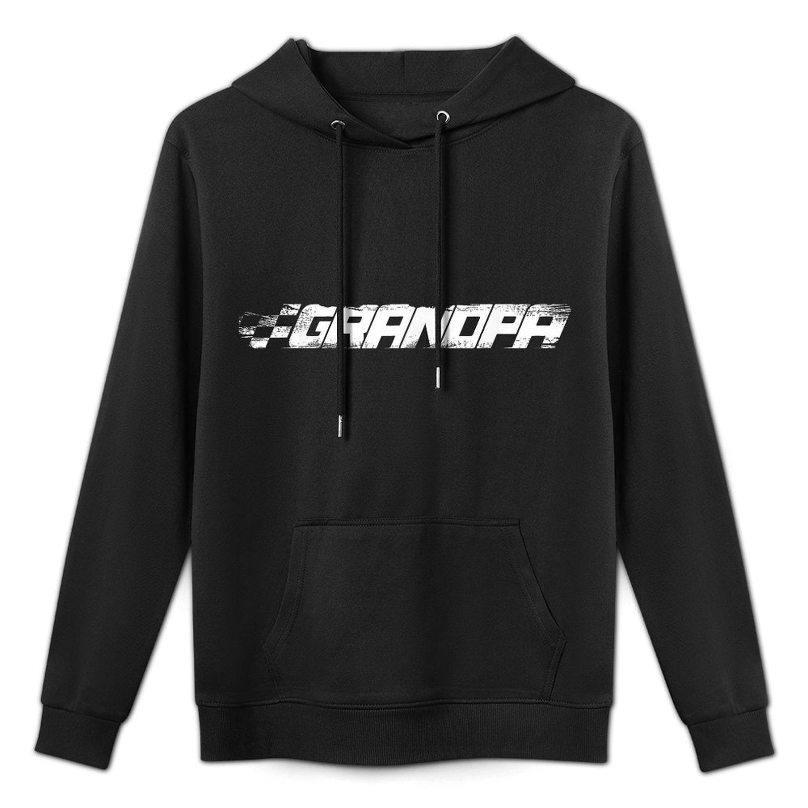 Birthday Party Racing Family Pit Crew Race Car Grandpa Shape Retention Hoodie
