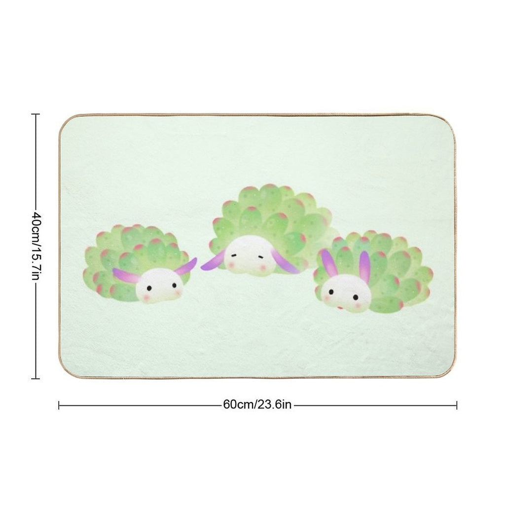Sea Sheep  Easy To Clean Bath Mat