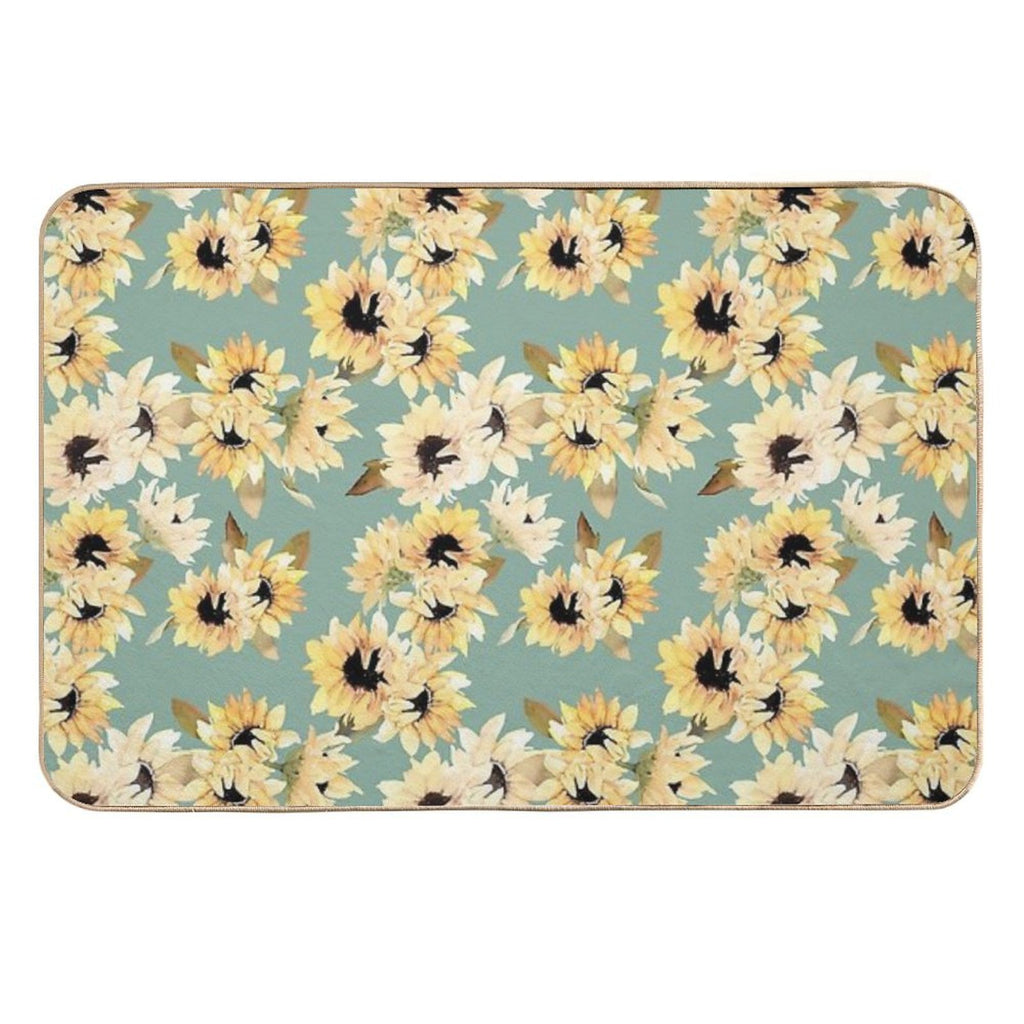 Blossom Sunflowers  Slip-Resistant Bath Mat