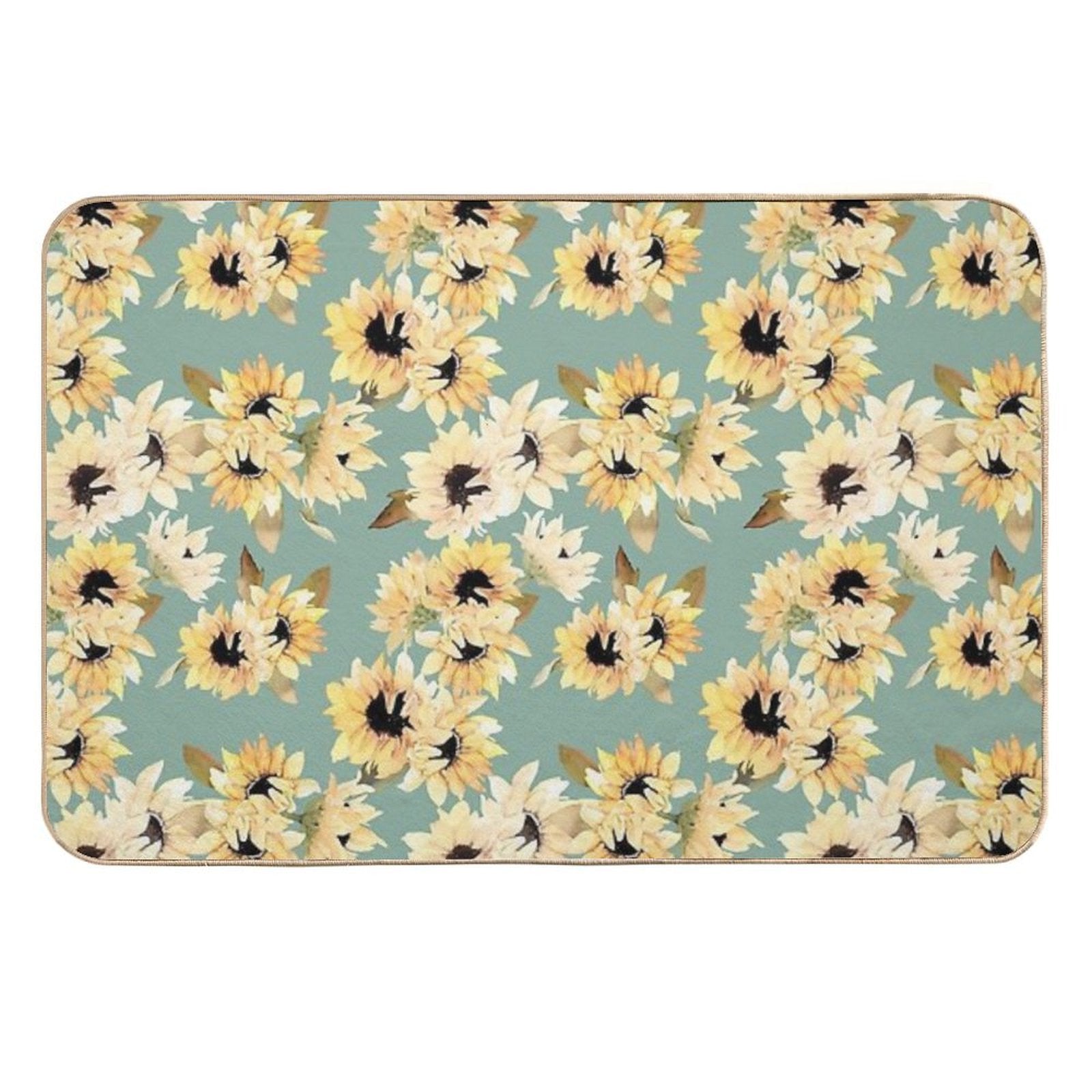 Blossom Sunflowers  Slip-Resistant Bath Mat