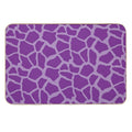 Giraffe Print Bright Purple  Multi-Purpose Bath Mat